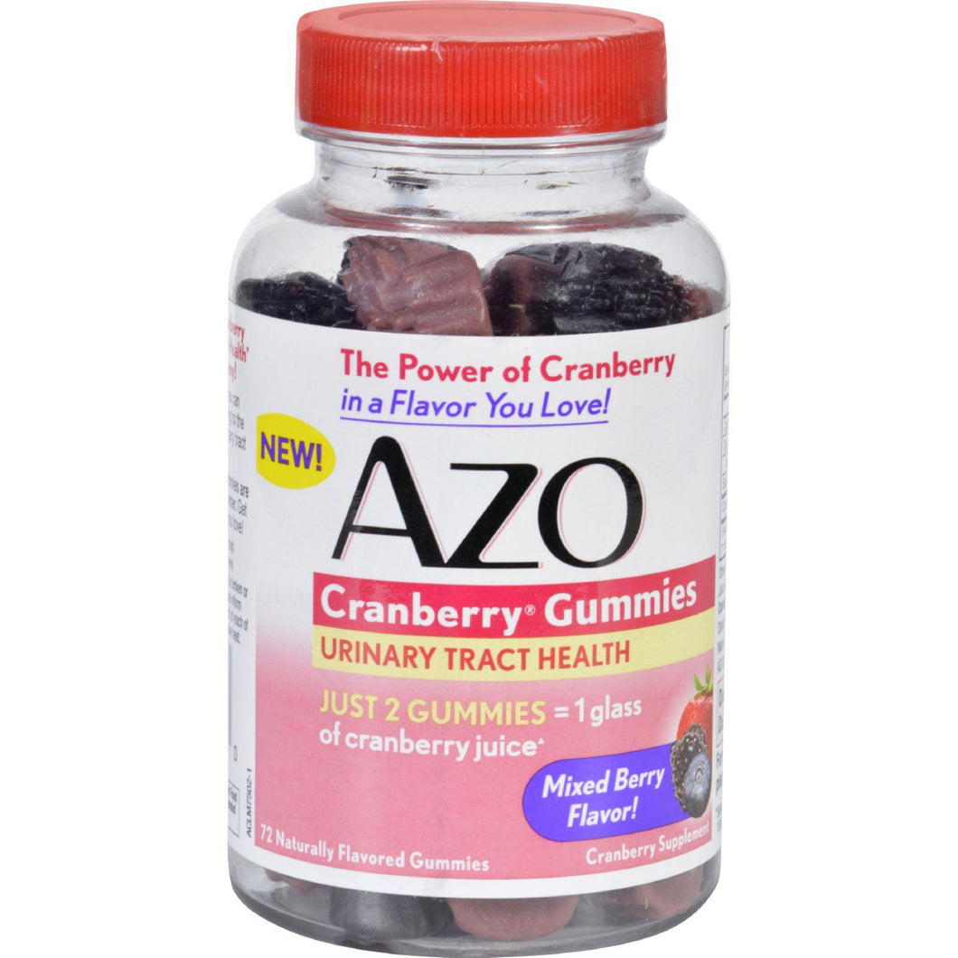 Azo Cranberry Gummies - 72 Count