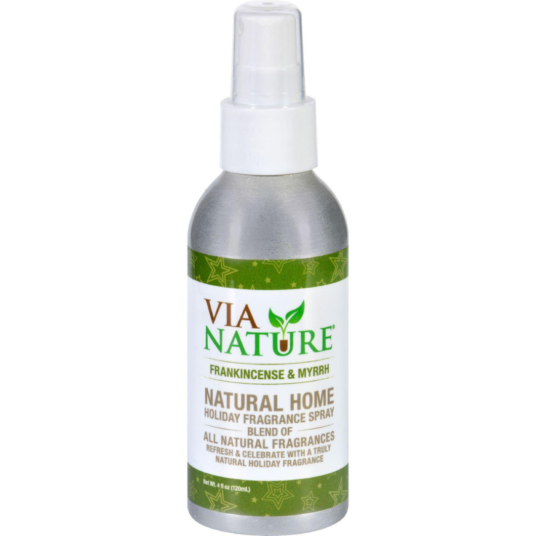 Via Nature Room Spray - Holiday - Frankincense And Myrrh - 4 Oz