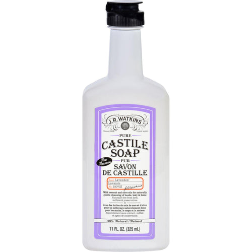 J.r. Watkins Hand Soap - Castile - Liquid - Lavender - 11 Oz