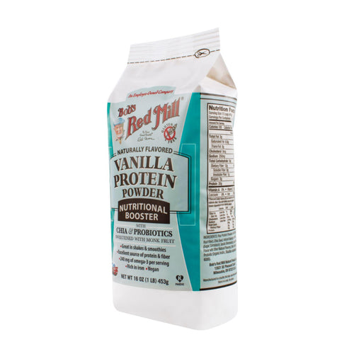 Bob's Red Mill Vanilla Protein Powder Nutritional Booster - 16 Oz - Case Of 4